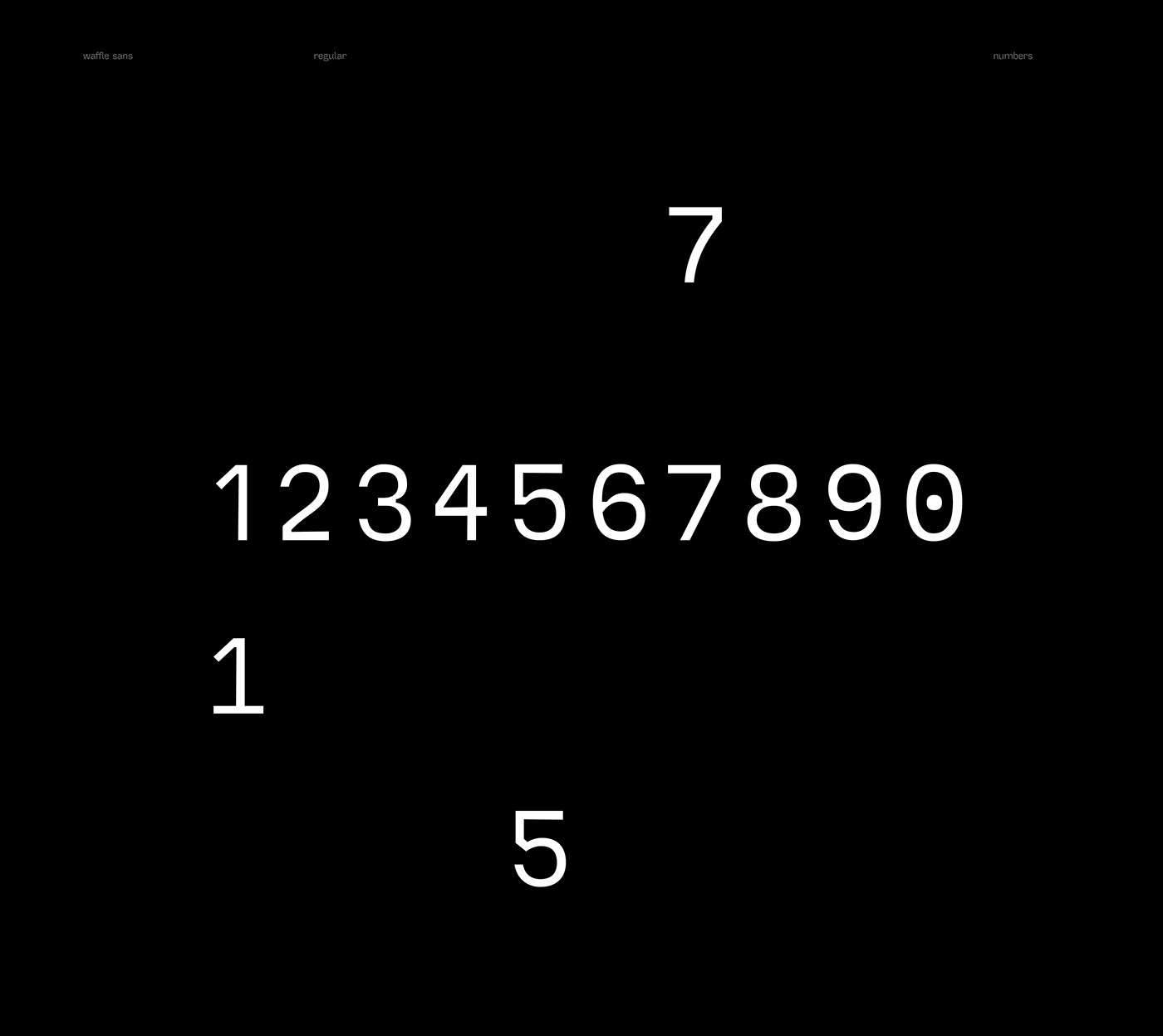 Typography font design appliance breakfast construction Eggo glyphs letterforms ligature mathematics type design waffle