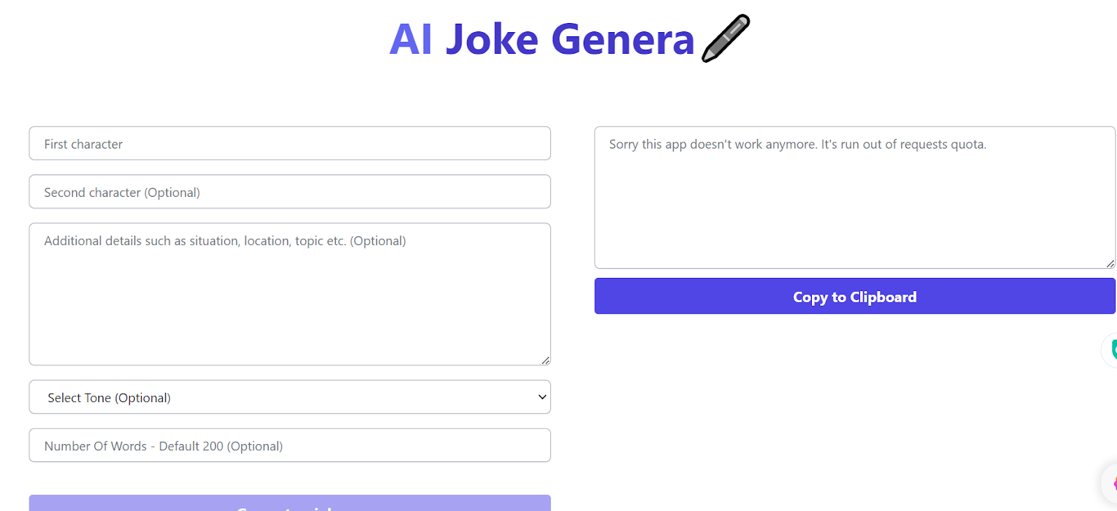 Vercel AI Joke Generator