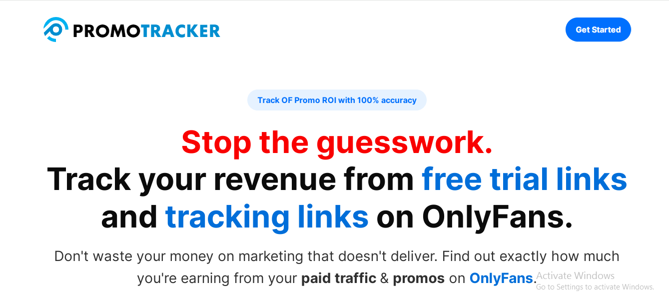 PromoTracker Track your free trial links