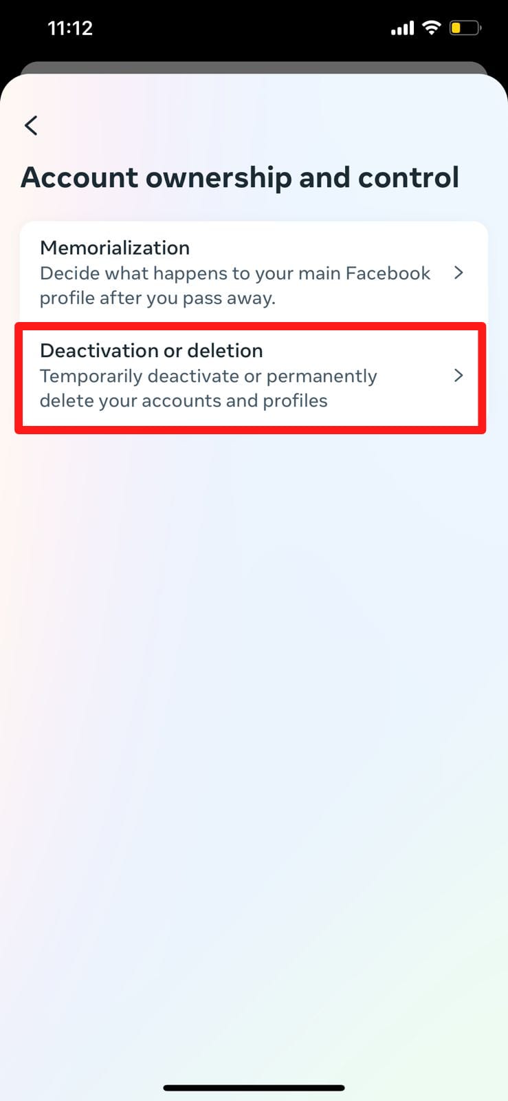 How To Deactivate Facebook On Iphone