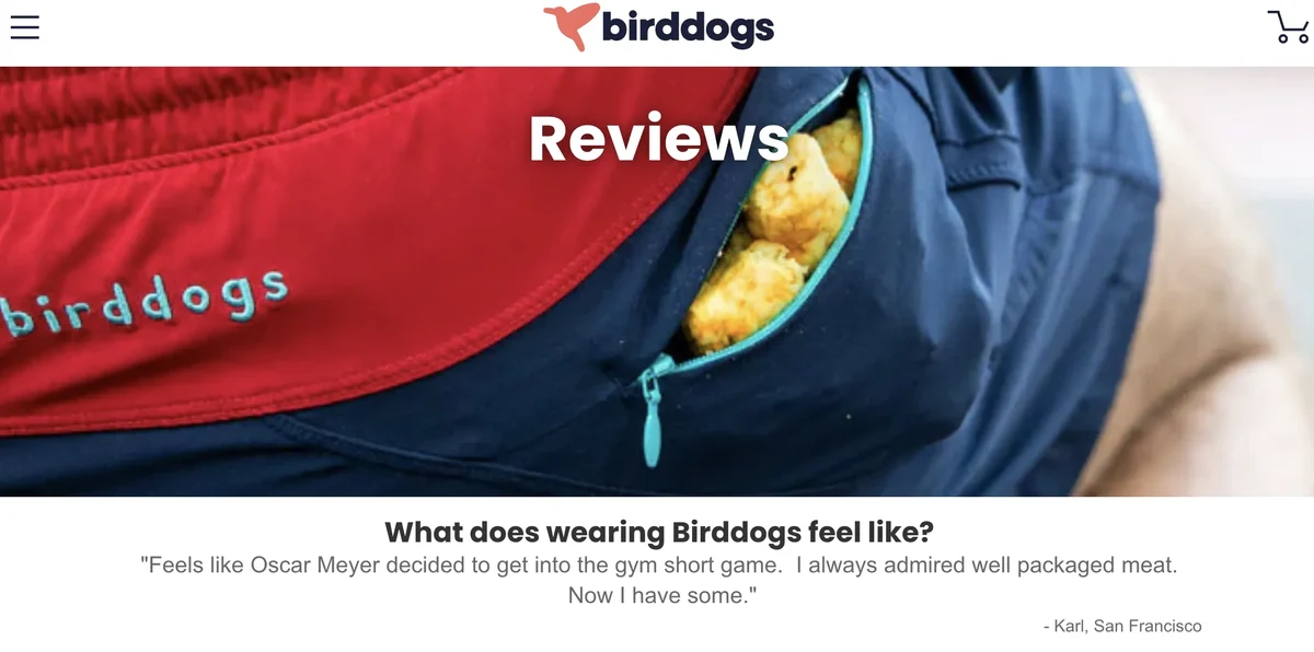 testimonial examples, Birddogs