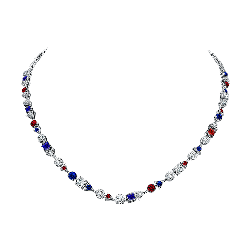 Beautiful Diamond Necklace dengan Precious Stone dari MONDIAL Precious
