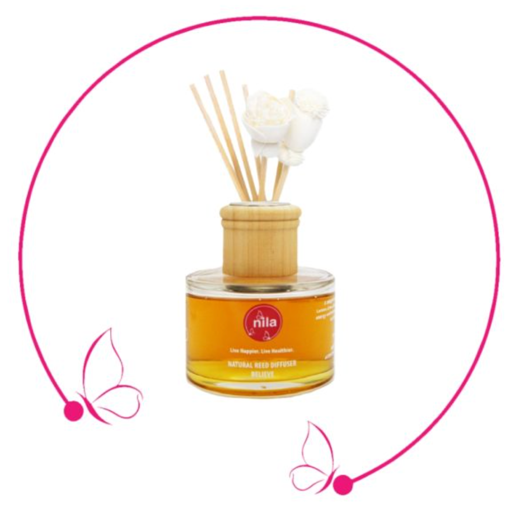 Nila Scented Reed Diffuser - How to Diffuse Essential Oil - Nila. 