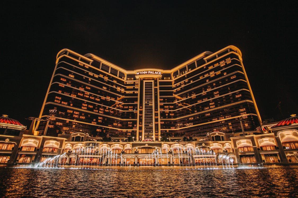 Free Photo of High-Rise Building During Night Stock Photo