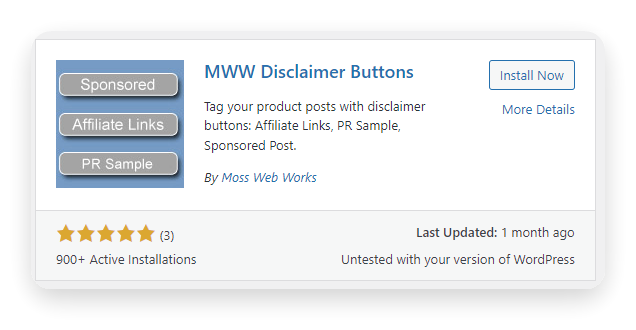  MWW Disclaimer Buttons