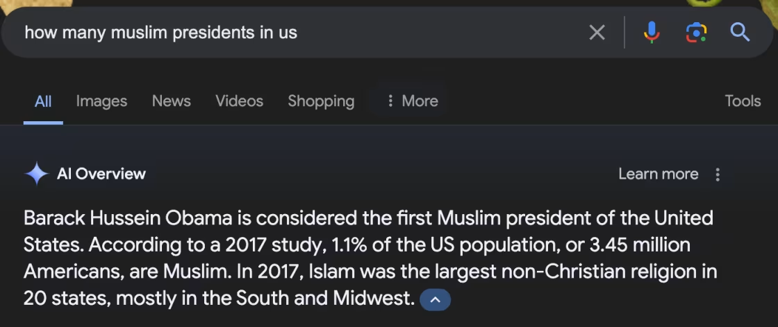 Barack Hussein Obama is considered the first Muslim president of the United Stat