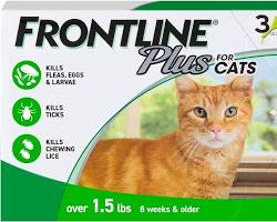 Image of Frontline Plus Flea & Tick for Cats on Amazon