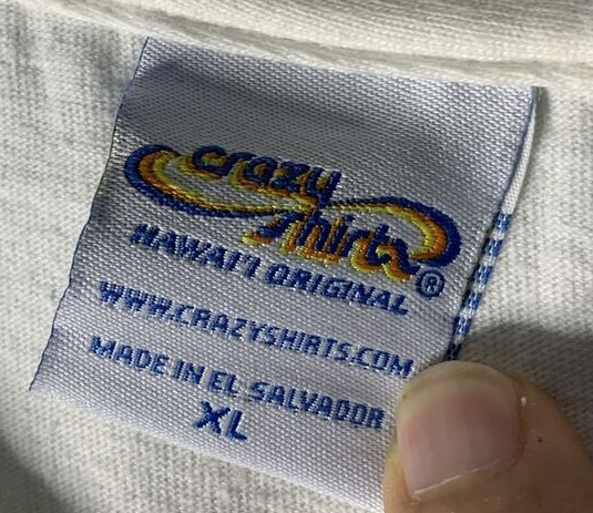 2000s web url crazy shirts tag