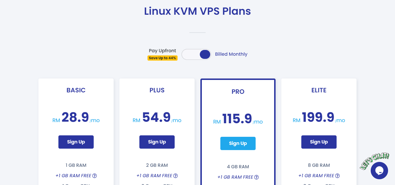 VPS Malaysia Linux KVM VPS Plans