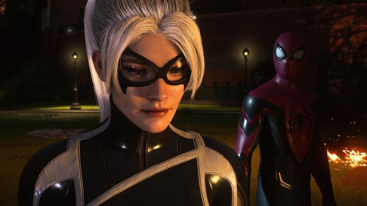 Black Cat, one of the villains in Spider-Man 2