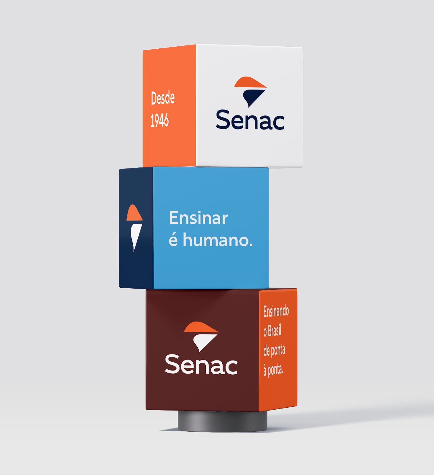 Branding and visual identity artifact for the new Senac brand