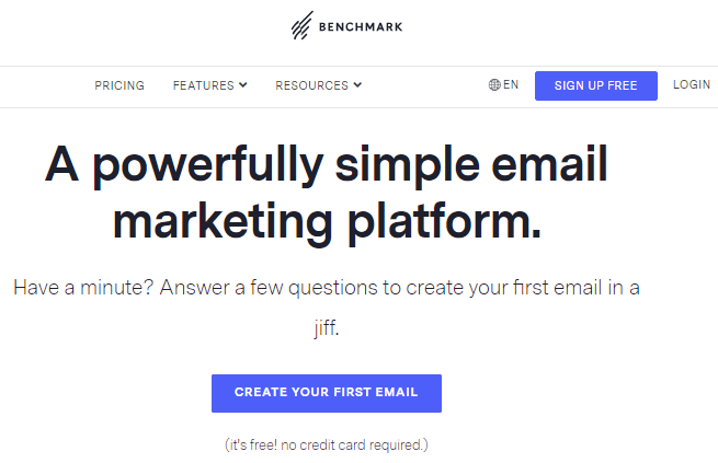 Benchmark home page