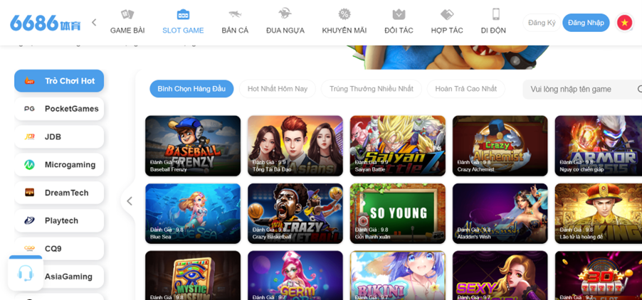 6686.casino: Nơi hội tụ của các người chơi chuyên nghiệp