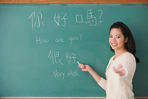Photo of a poster, or classroom board, with WH- questions written on it.