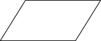 Diagram showing a parallelogram. 