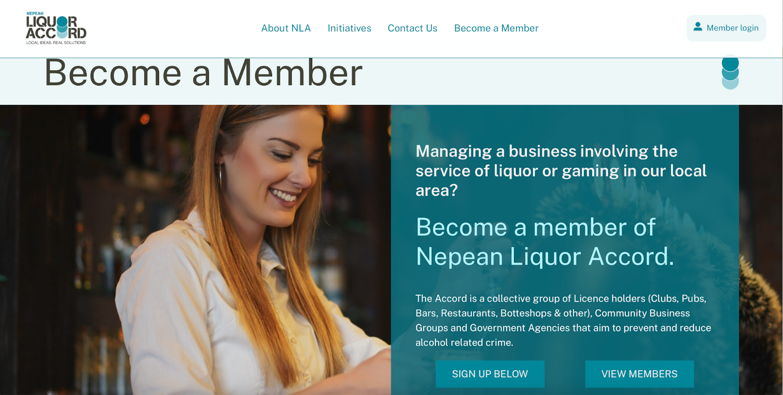 nepean liquor accord become a member page