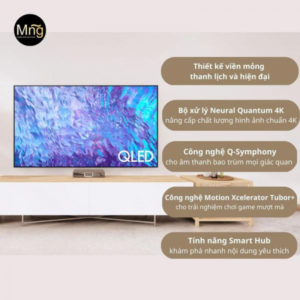 Thiết kế Smart TV QLED 4K Samsung 75 inch 75Q80C