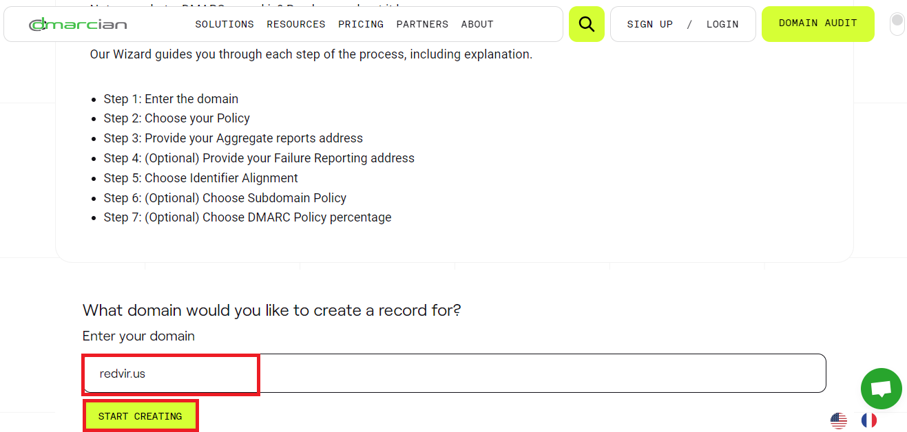 DMARC generation domain adding