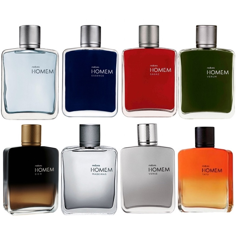 Os perfumes mais famosos da linha Homem da Natura.
