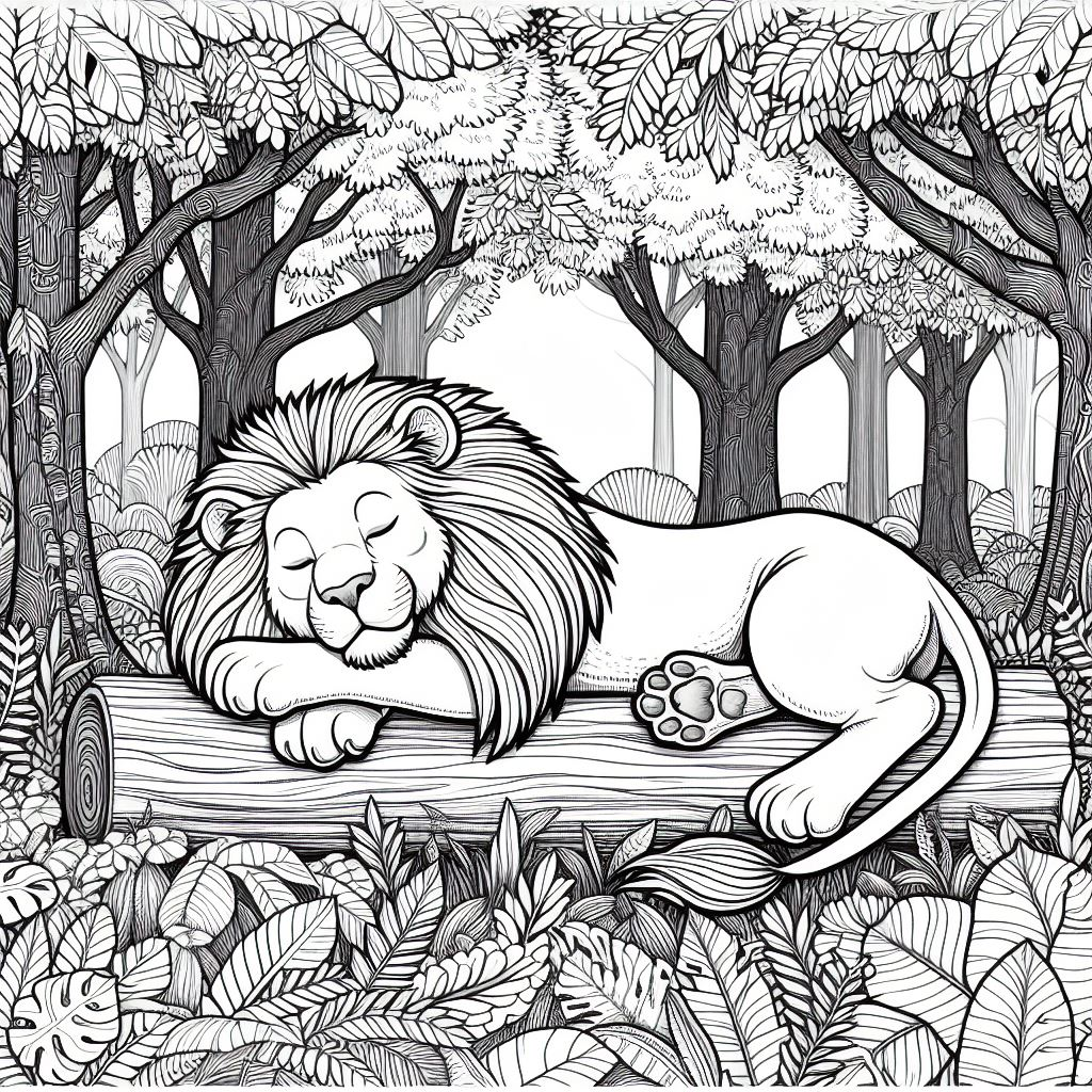Como Desenhar e Colorir um Leão