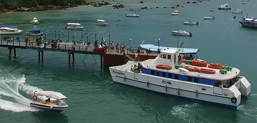 Catamarã para ir ao Morro de São Paulo