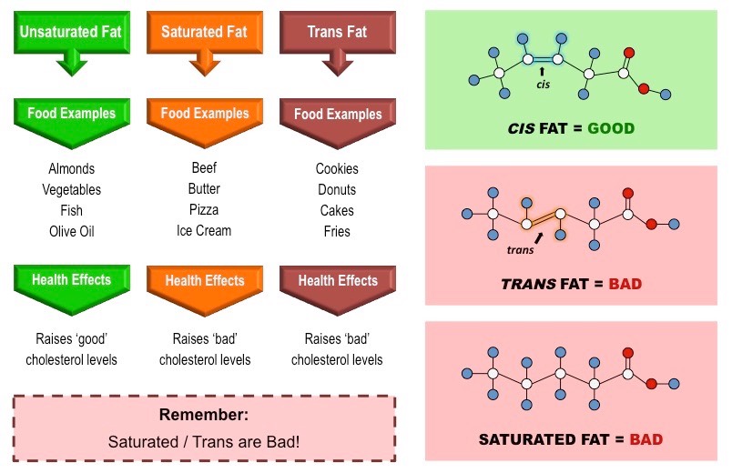 saturated trans fats