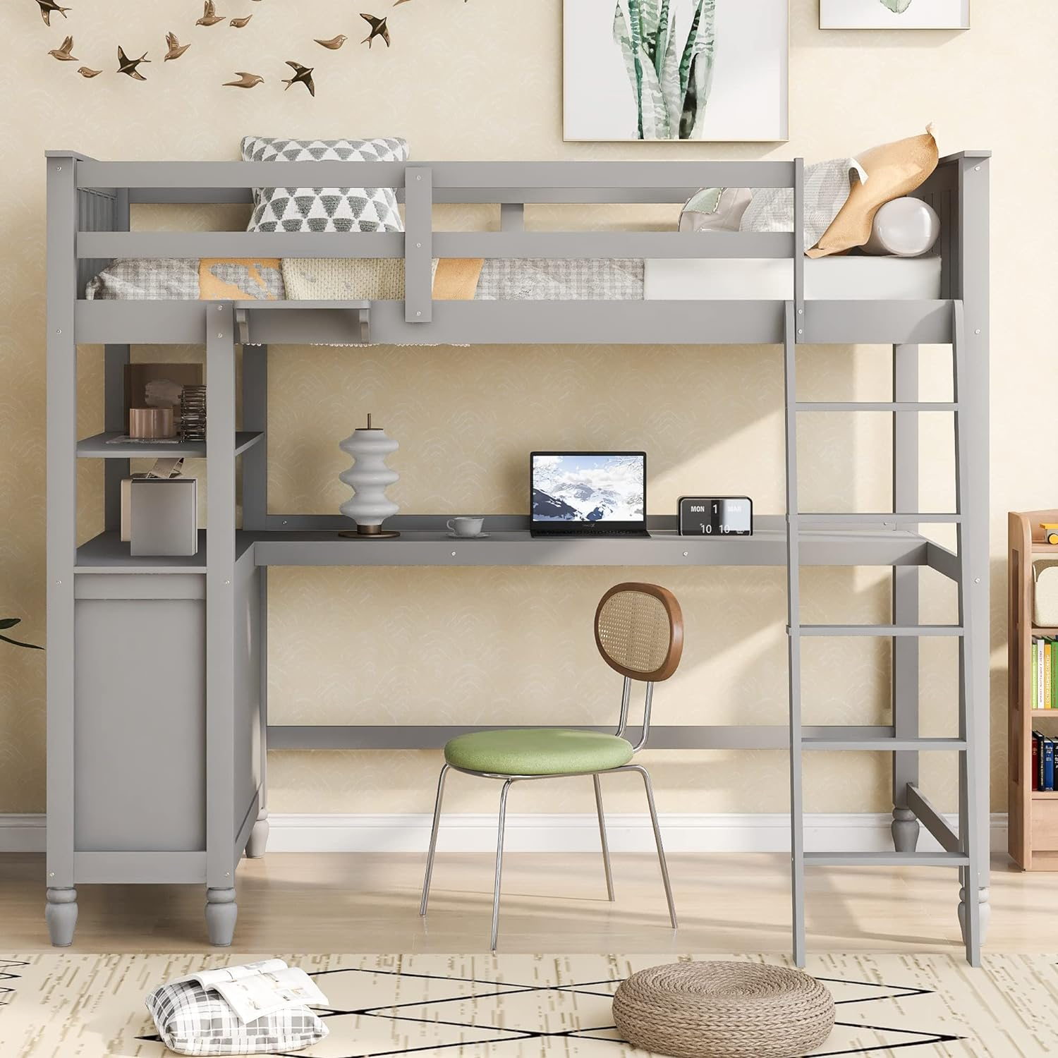 Loft Bed with Dresser