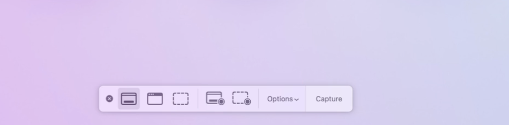 Mac Screenshot Toolbar