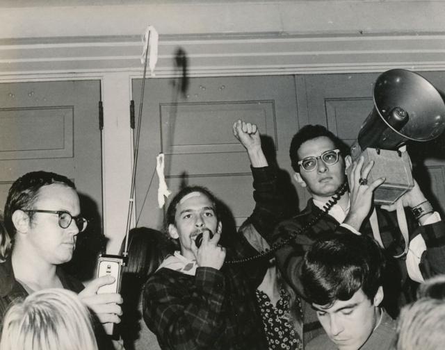 Sinh viên biểu tình phản chiến tại Đại học Bang Bắc Carolina State ở Raleigh, Bắc Carolina vào năm 1970