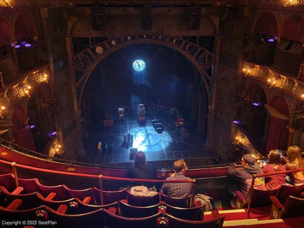 View from seat Grand Circle F23 at Palace Theatre London for Harry Potter and the Cursed Child