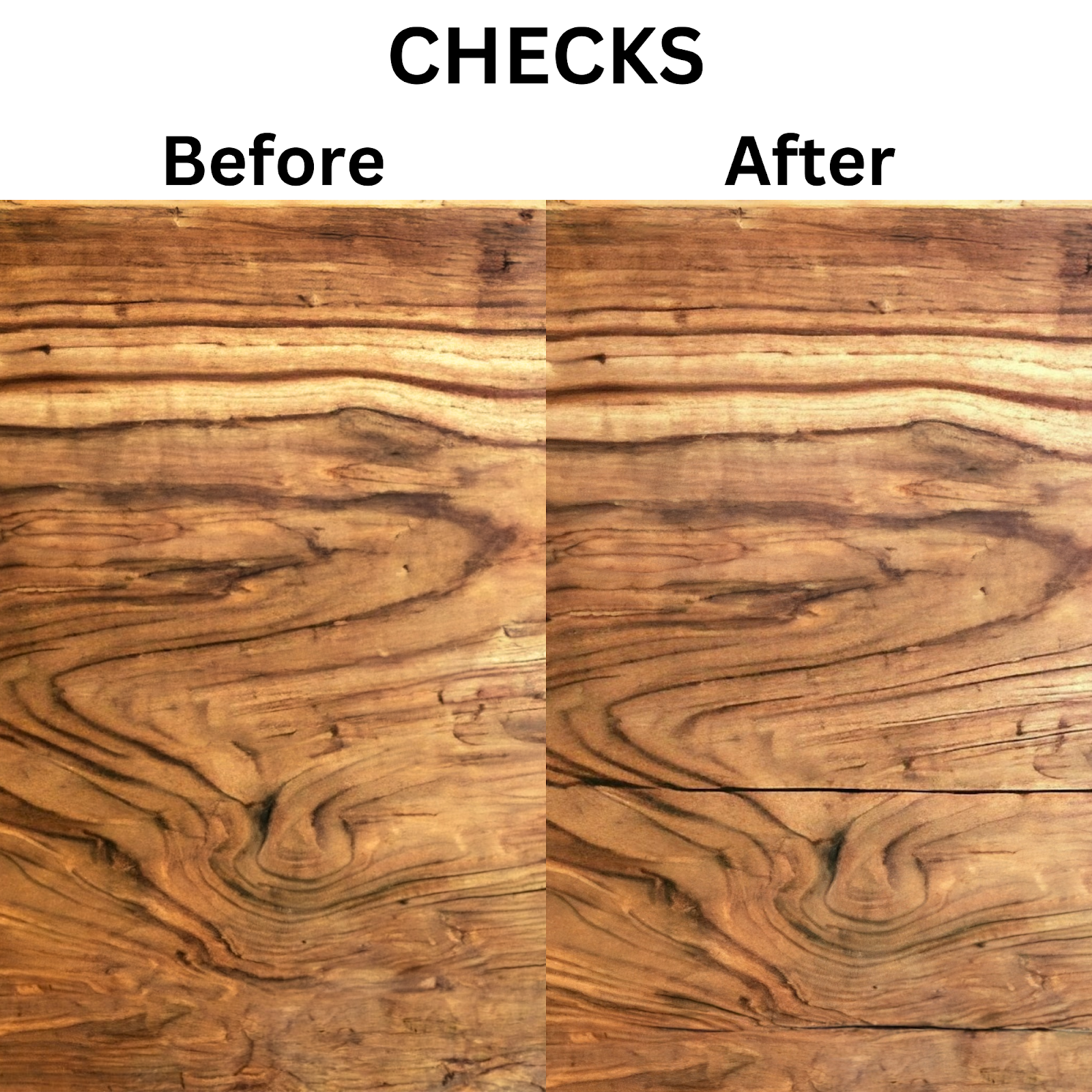 Wood checking 