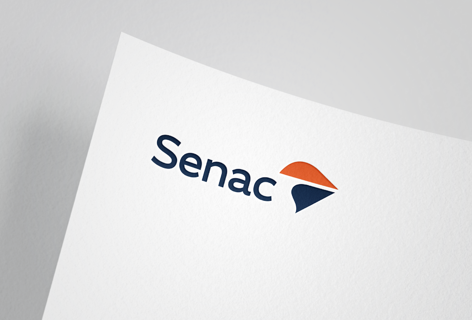 Branding and visual identity artifact for the new Senac brand