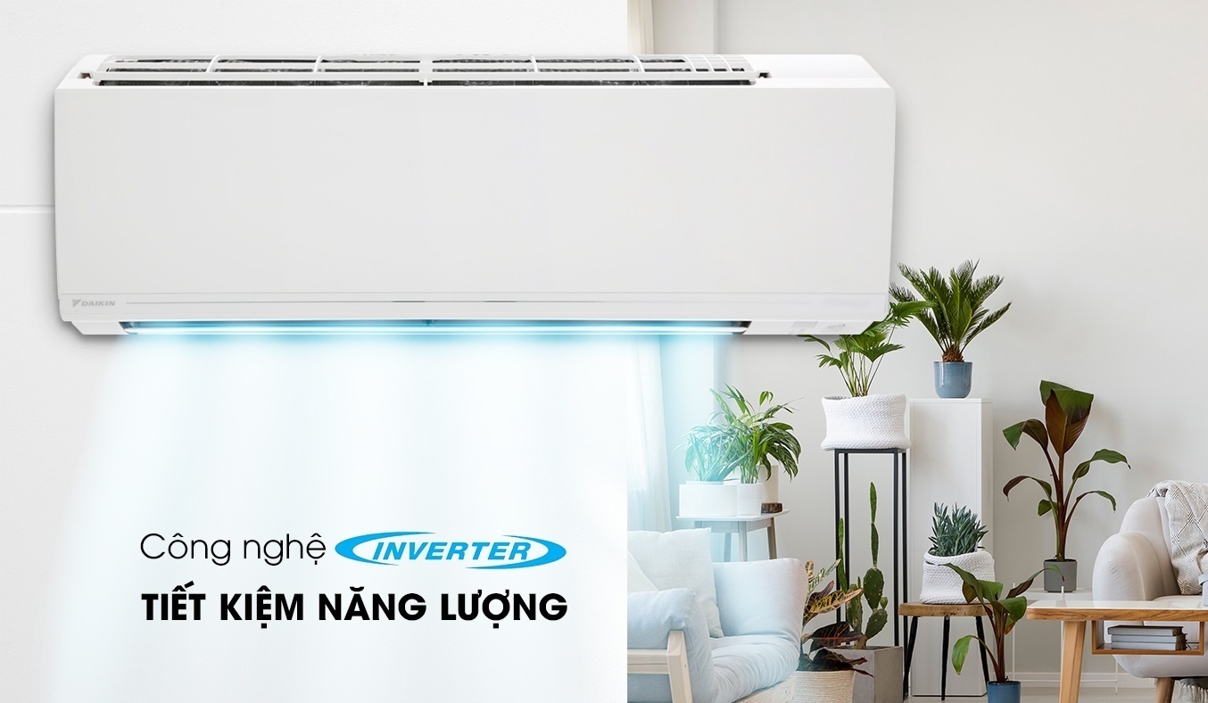 Máy lạnh Daikin Inverter 1 HP ATKC25UAVMV - Công nghệ Inverter