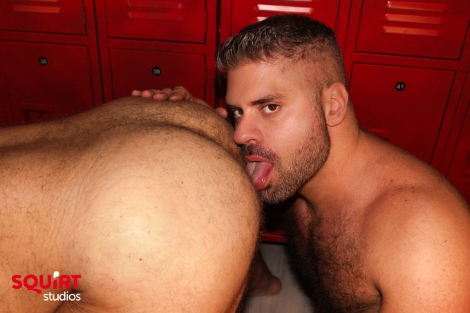 Max Romano gay ass rimming Rick Kelson's hole for squirt studios promo image