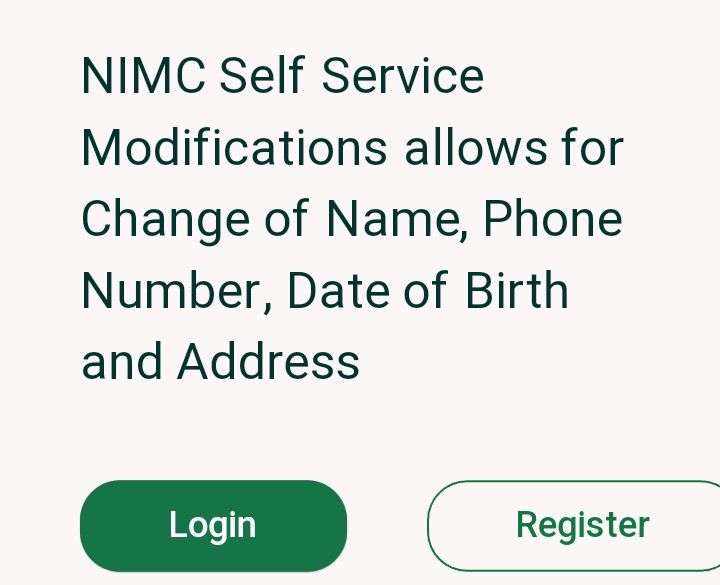 How to register for & use the new 2024 NIMC self service portal login or registration page