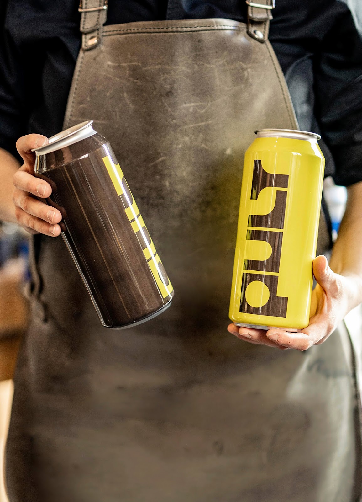 Branding and packaging design Ambi ambiente beer counter Food  pistora prague pub pult studio najbrt