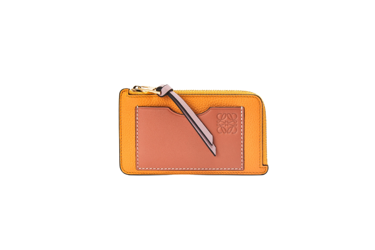 5.Loewe Coin Cardholder in Soft Grained Calfskin  