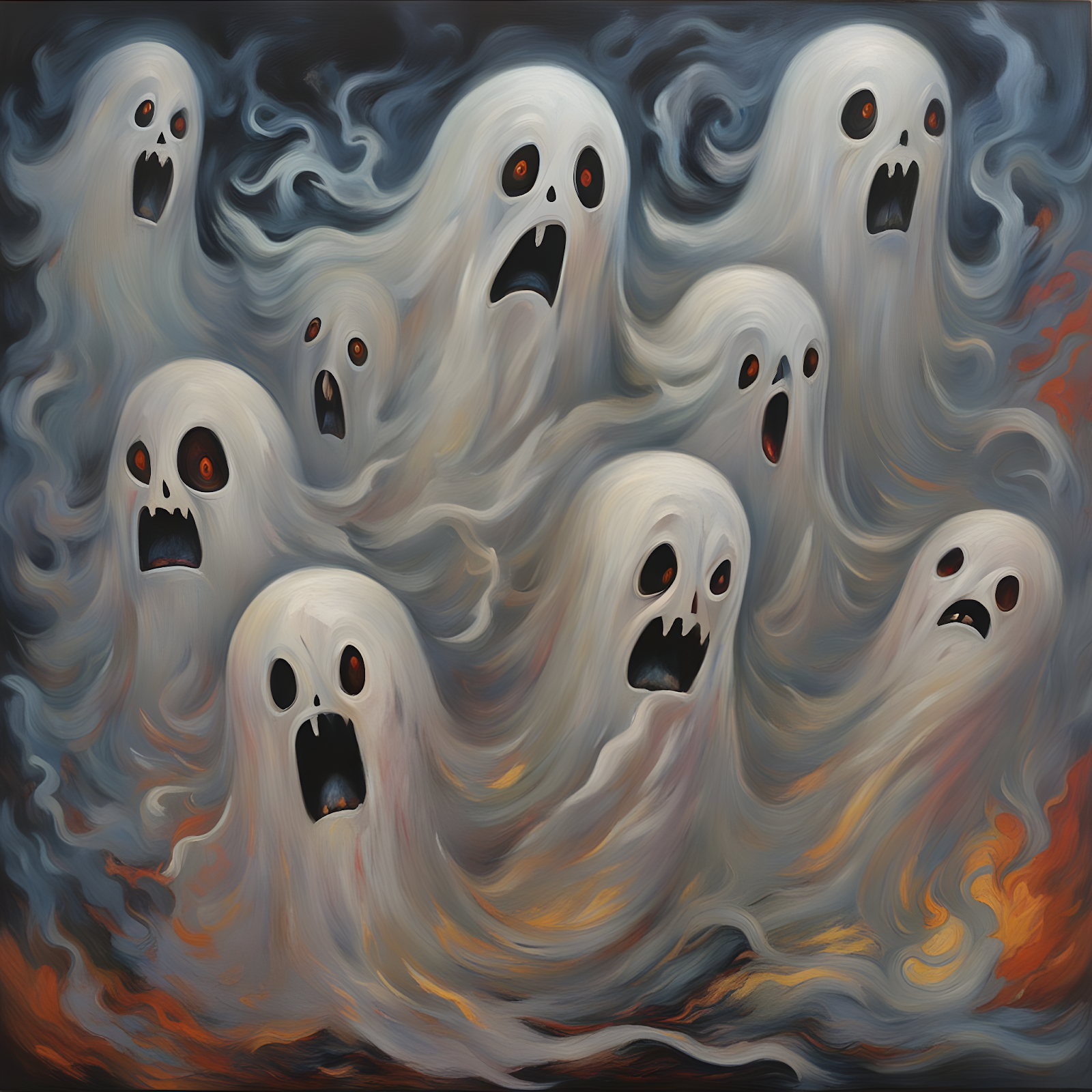 angry ghosts, generated by wepik.com