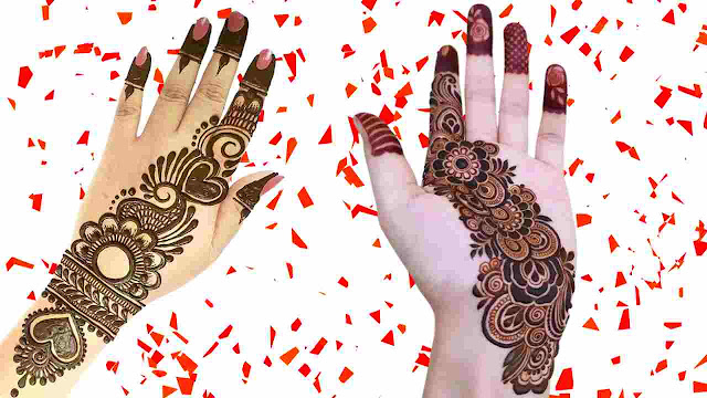 Simple Arabic mehndi design