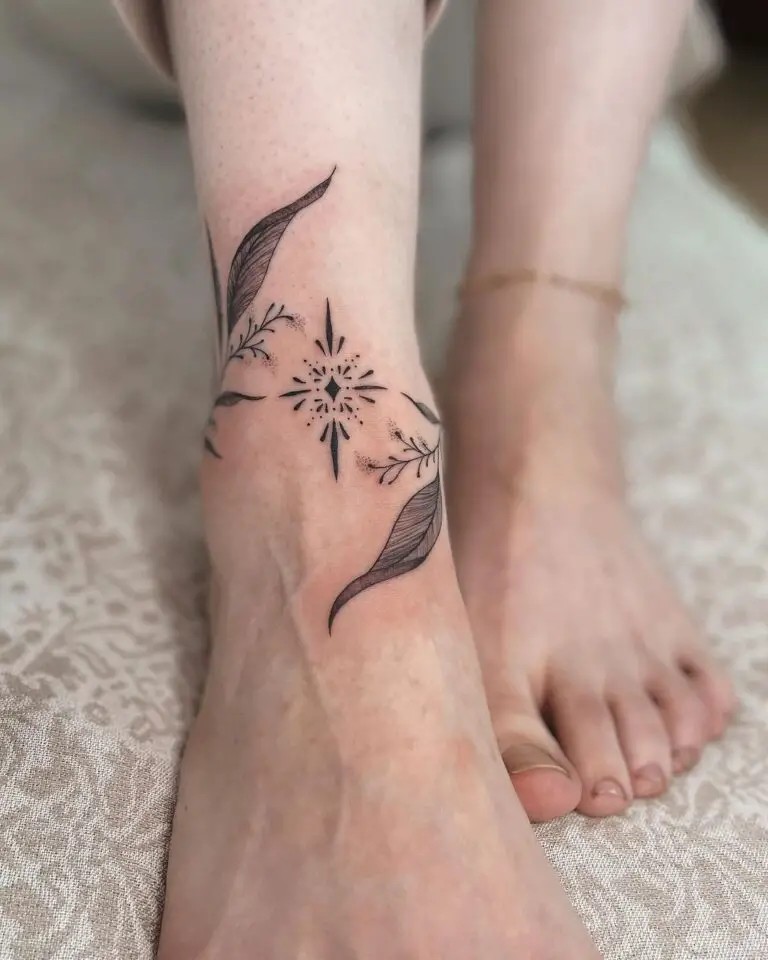 Wraparound Tattoo Ankle