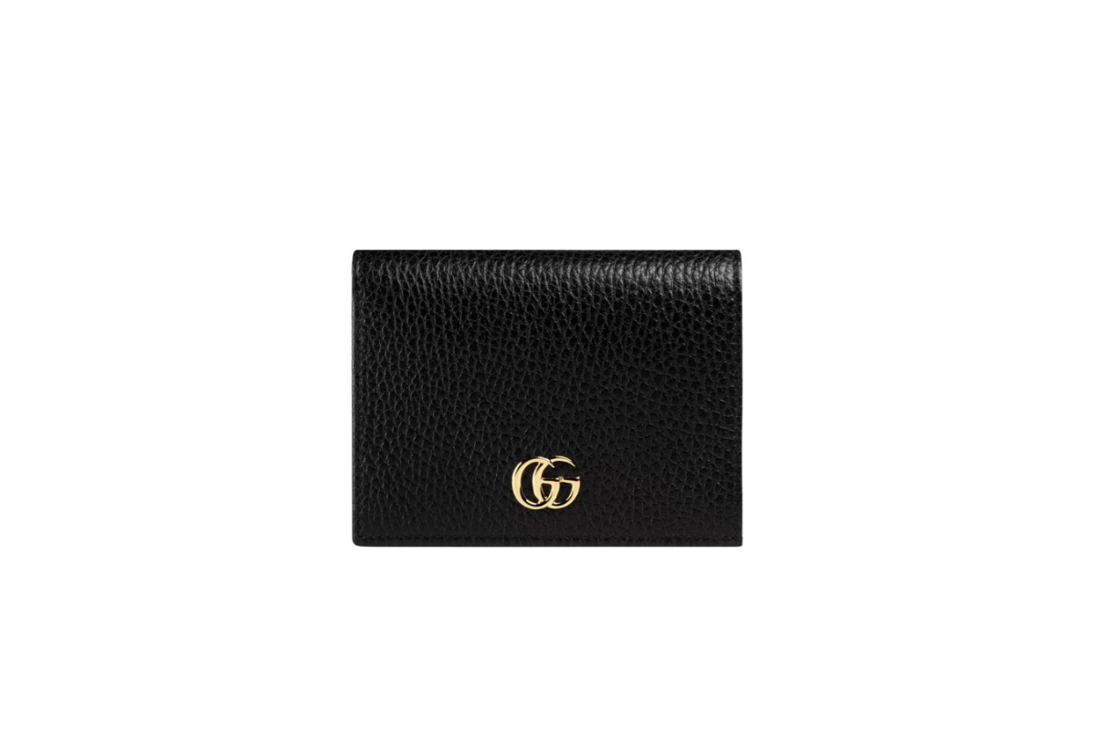 3.GUCCI LEATHER CARD CASE WALLET