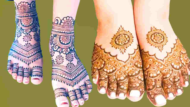 LATEST PAIRON KE MEHNDI KE DESIGN