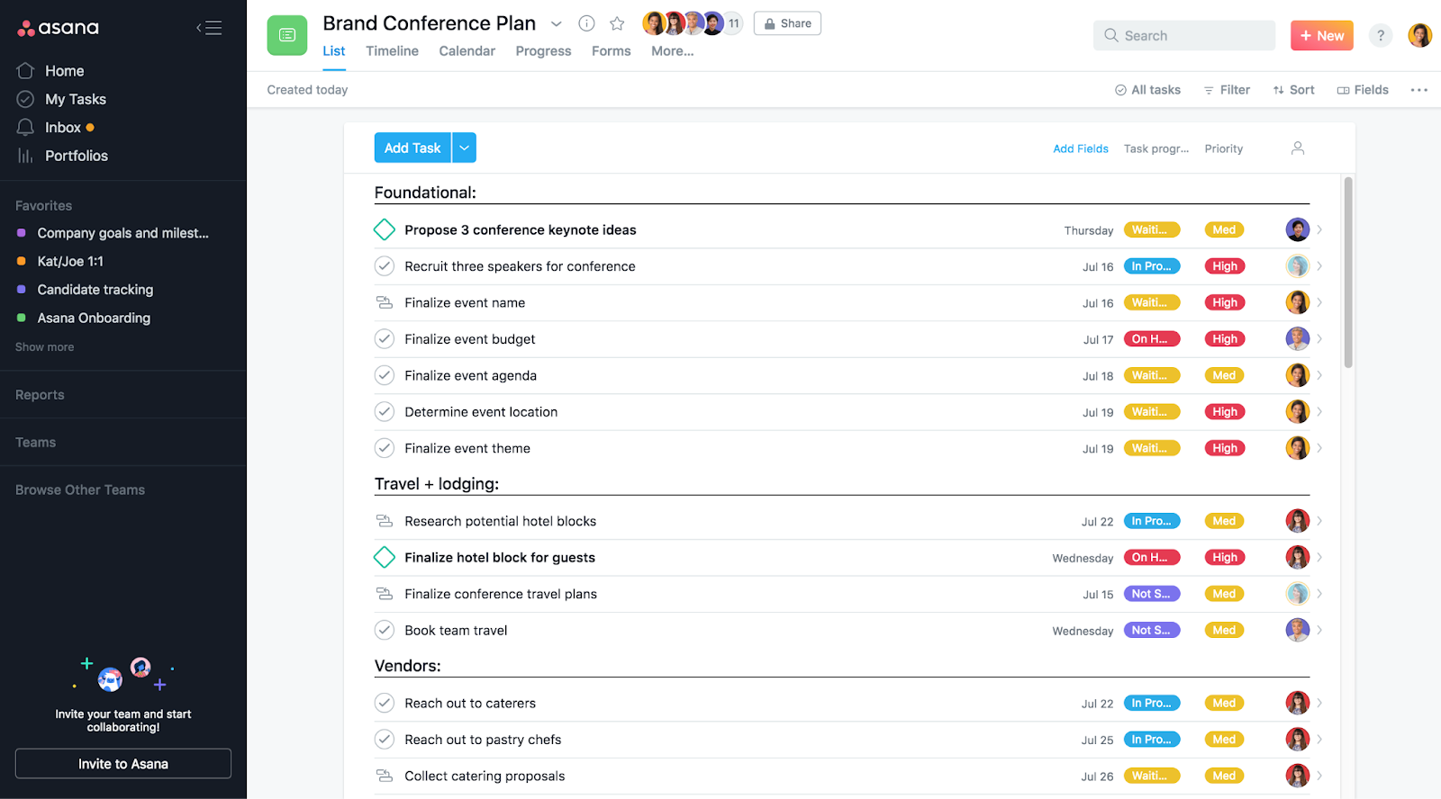 Customization for Asana