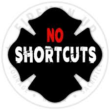 no shortcuts to the Gme course 