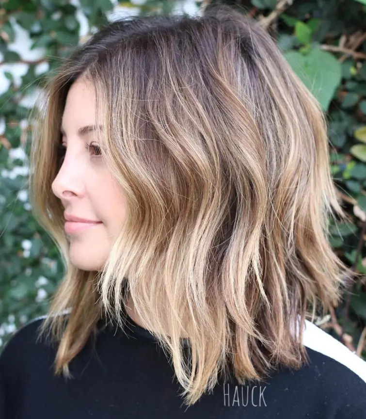 Soft Brown Style with Highlights