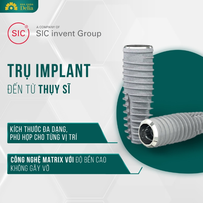 Trụ Implant SIC Thụy Sĩ