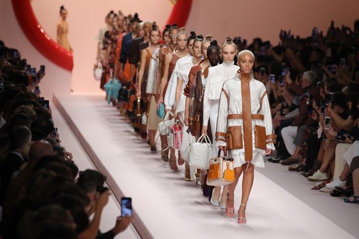 High Fashion Designer Clothing Array