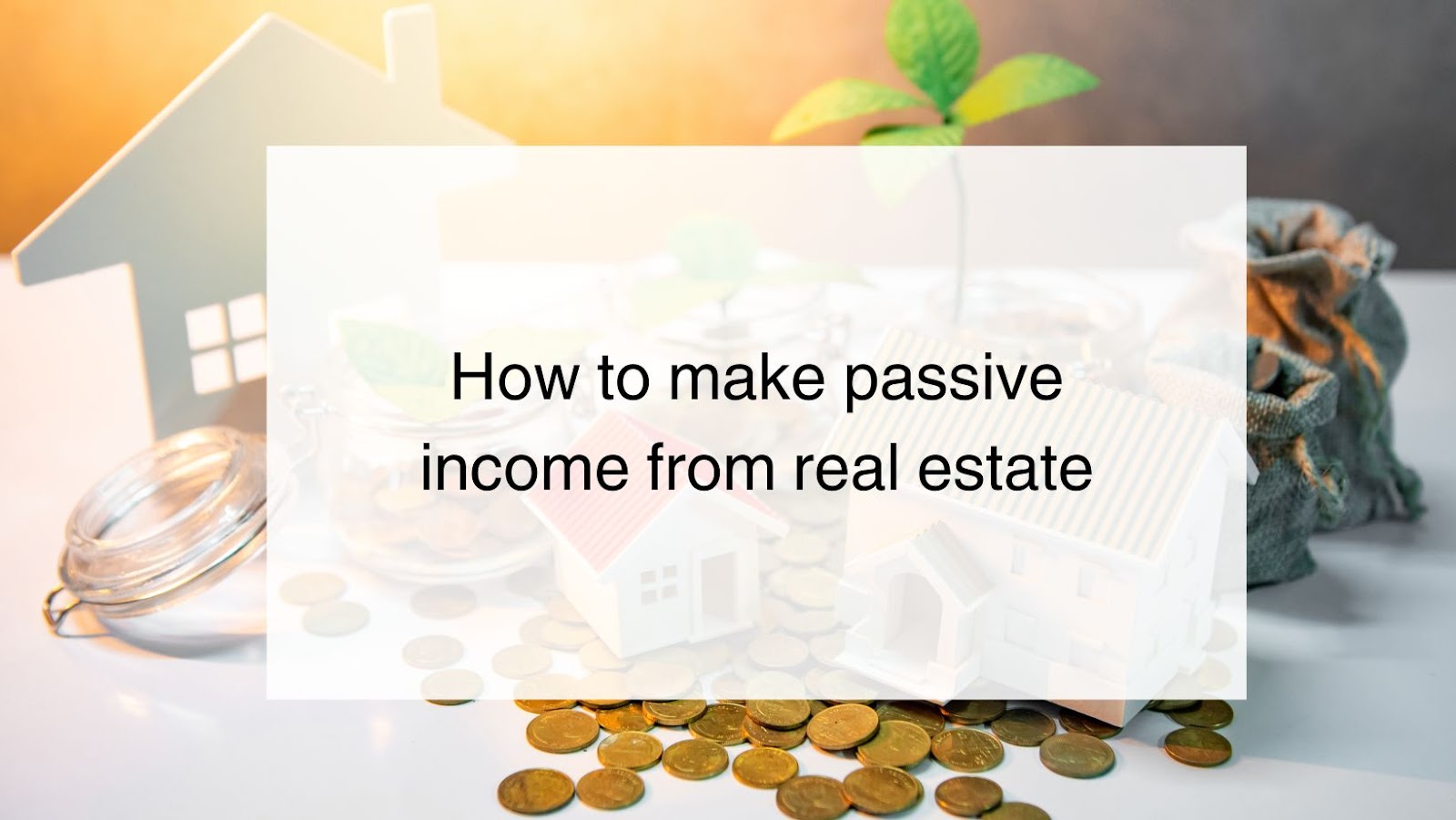 Earn Passive Income with proper research, due diligence, and a long-term investment strategy, real estate can provide a reliable source of passive income that can help you achieve your financial goals.

