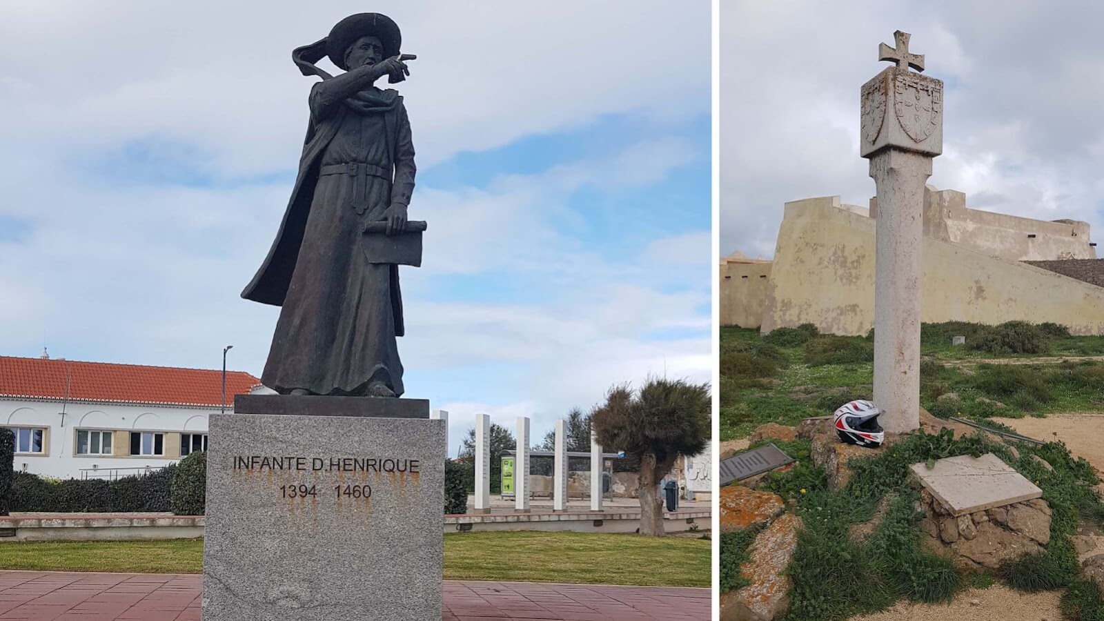 The statue of Infante D. Henrique and the Sagres Fortress - Standard