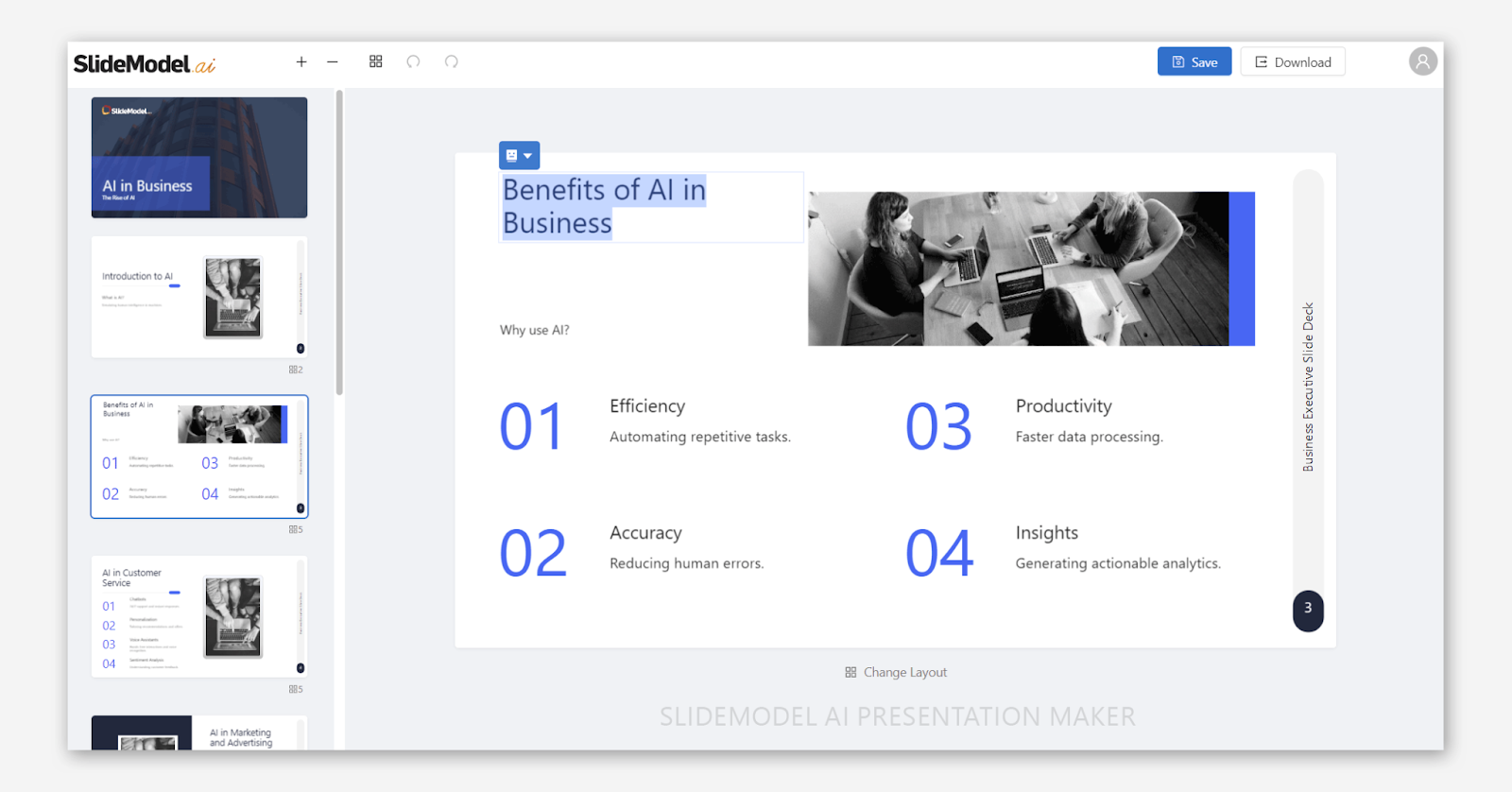 presentation tools speech